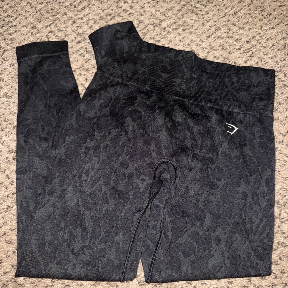 Gymshark Black Patterned Leggings